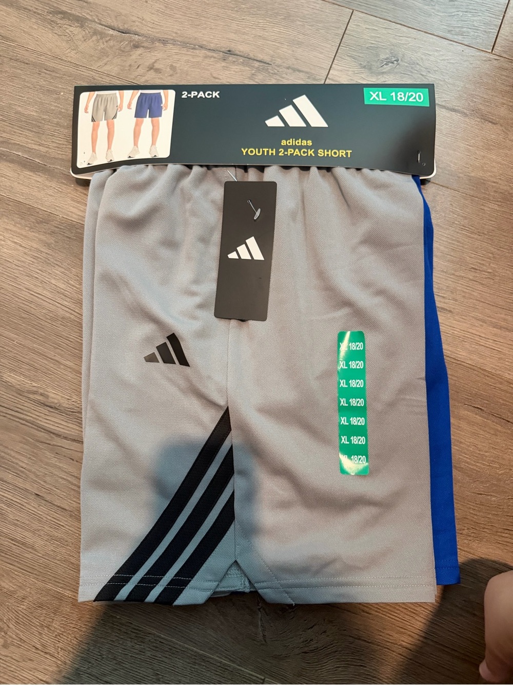 Boys 2PK Adidas Shorts Size XL 18/20